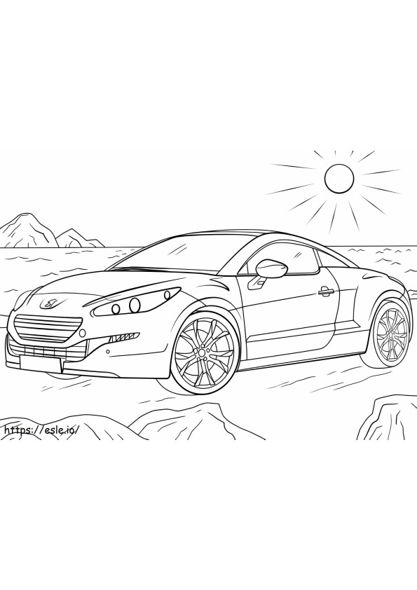 1527235419 Peugeot Rcz coloring page