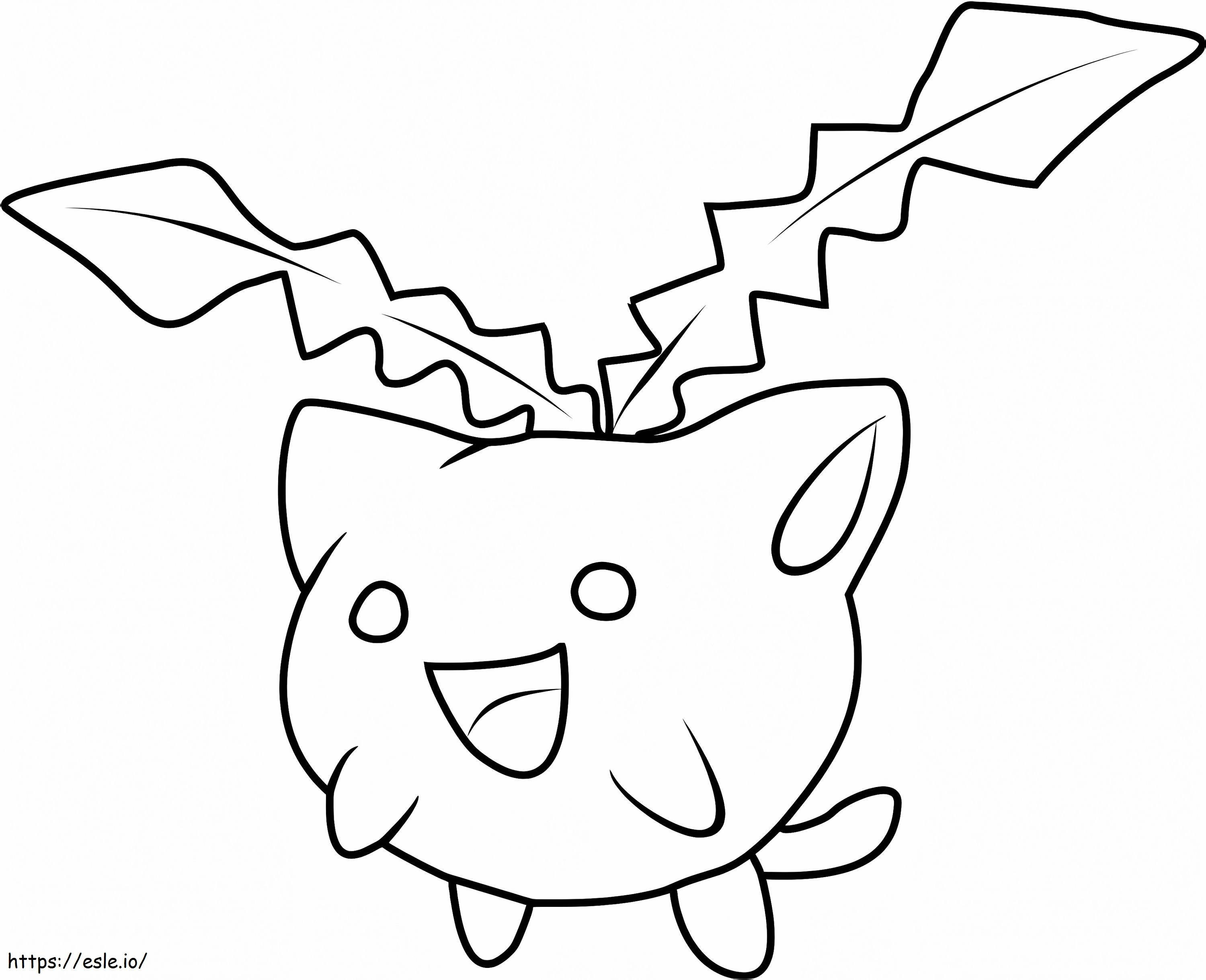 Coloriage Pokémon Hoppip Gen 2 à imprimer dessin