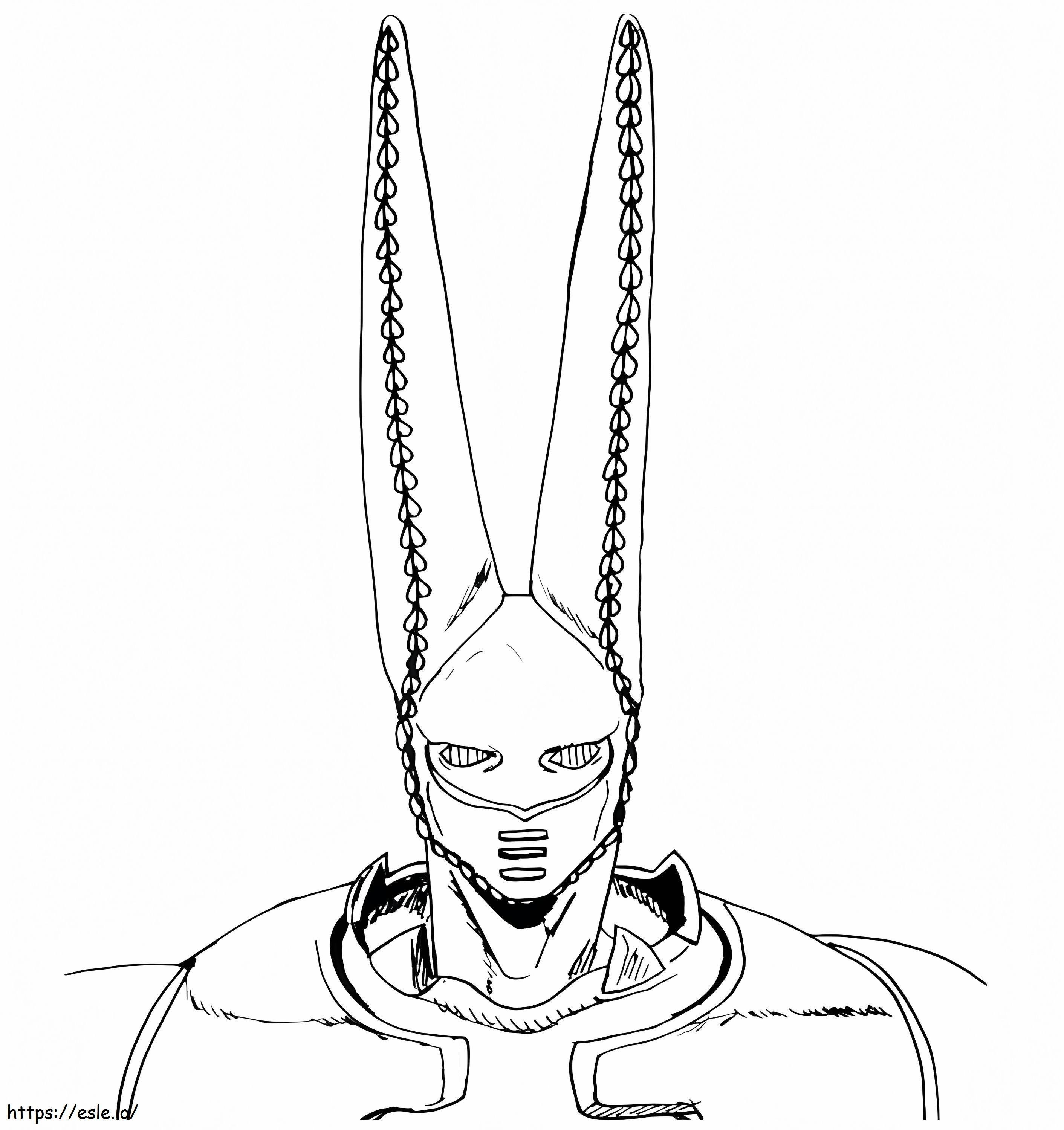 D4C From JoJos Adventure coloring page