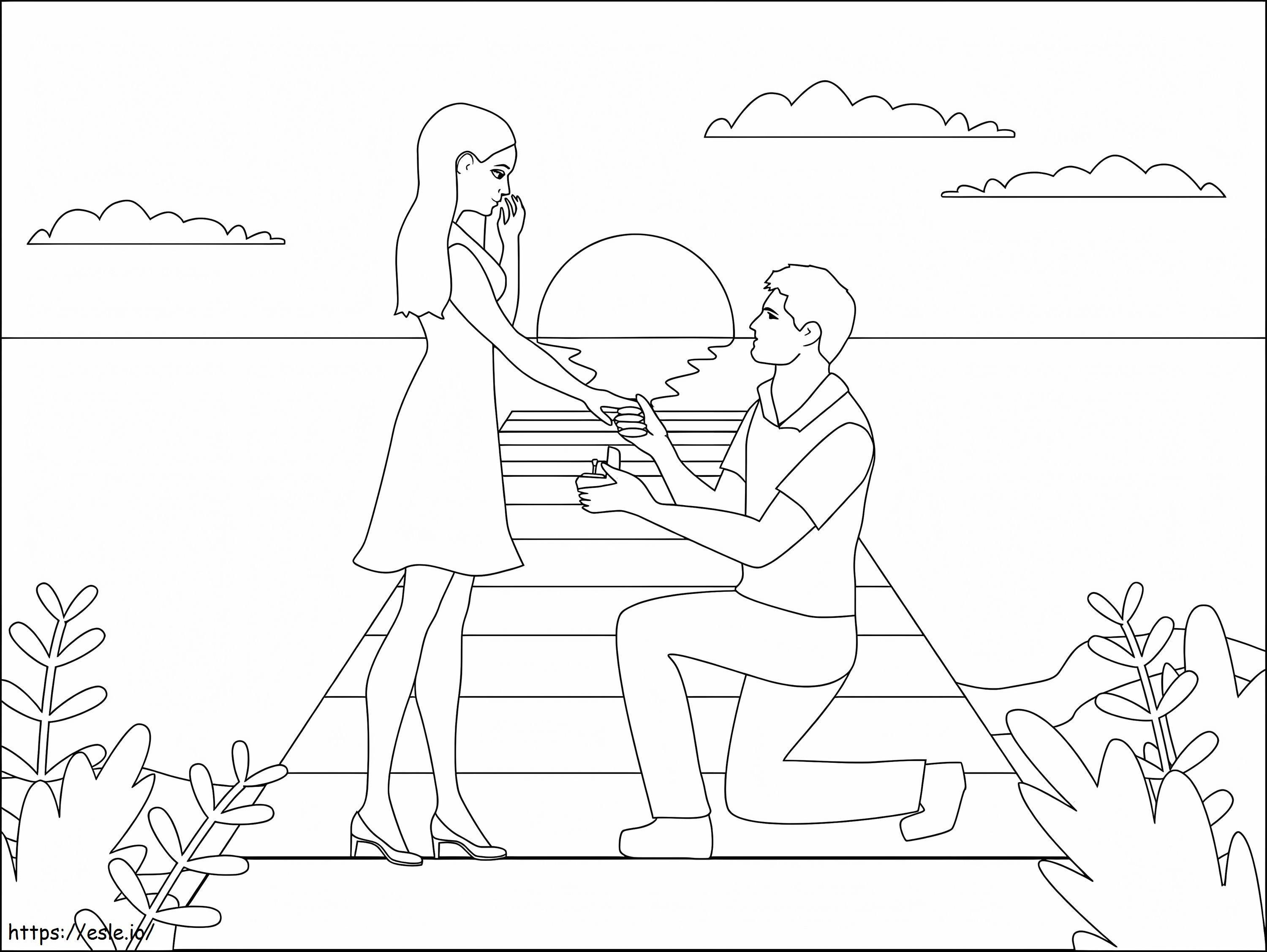 Marry Me 1 coloring page