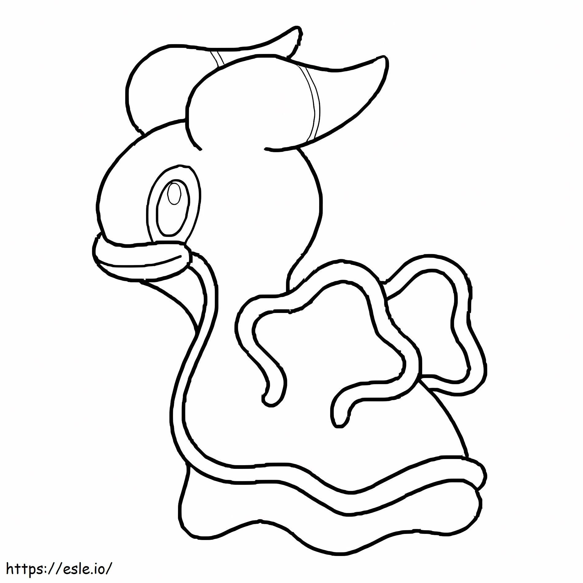 Coloriage Coquillages Pokémon 1 à imprimer dessin