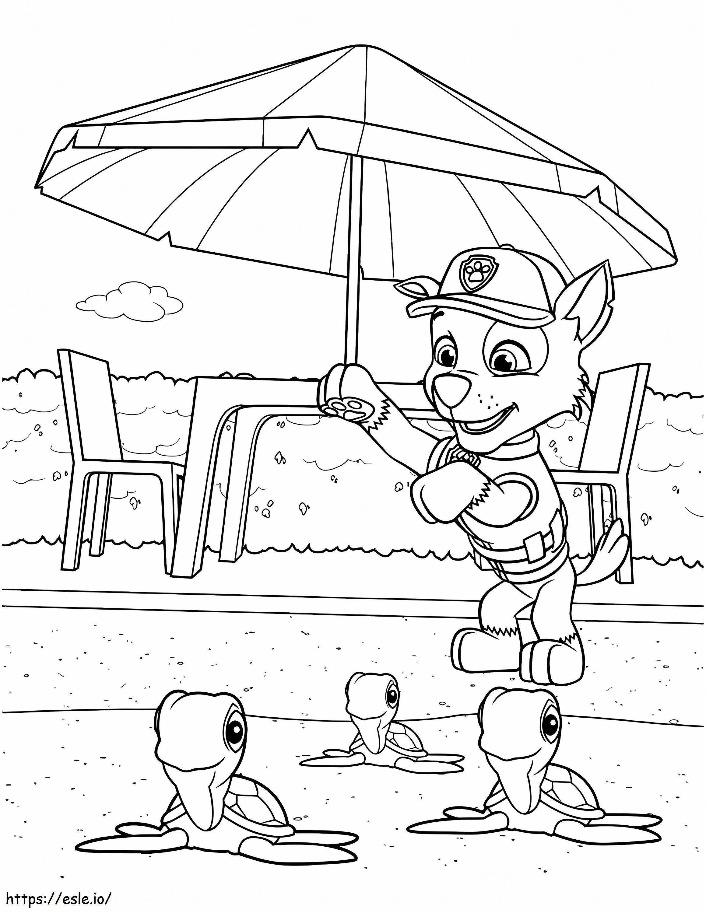 Rocky Paw Patrol 3 coloring page