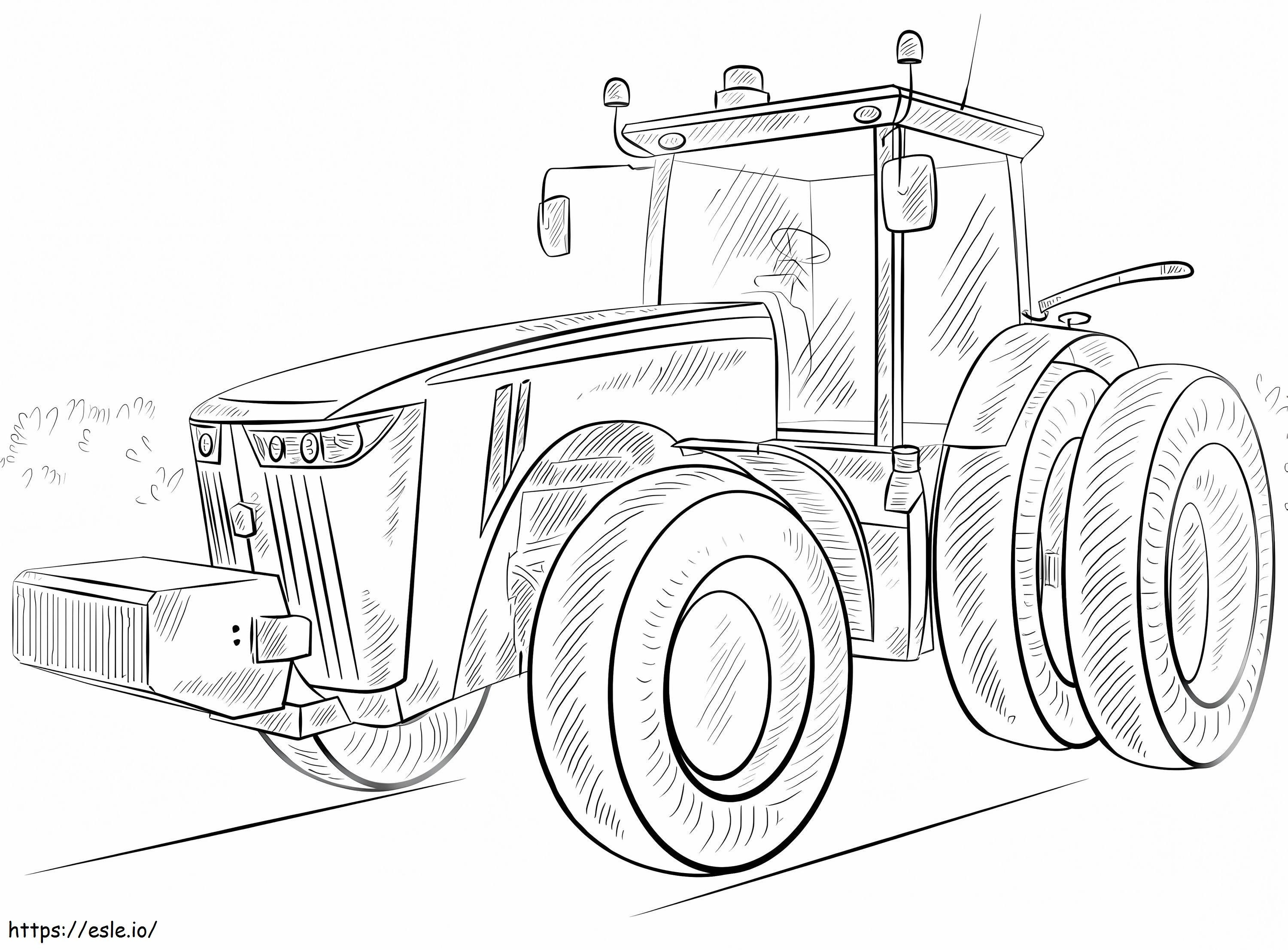 John Deere traktor kifestő