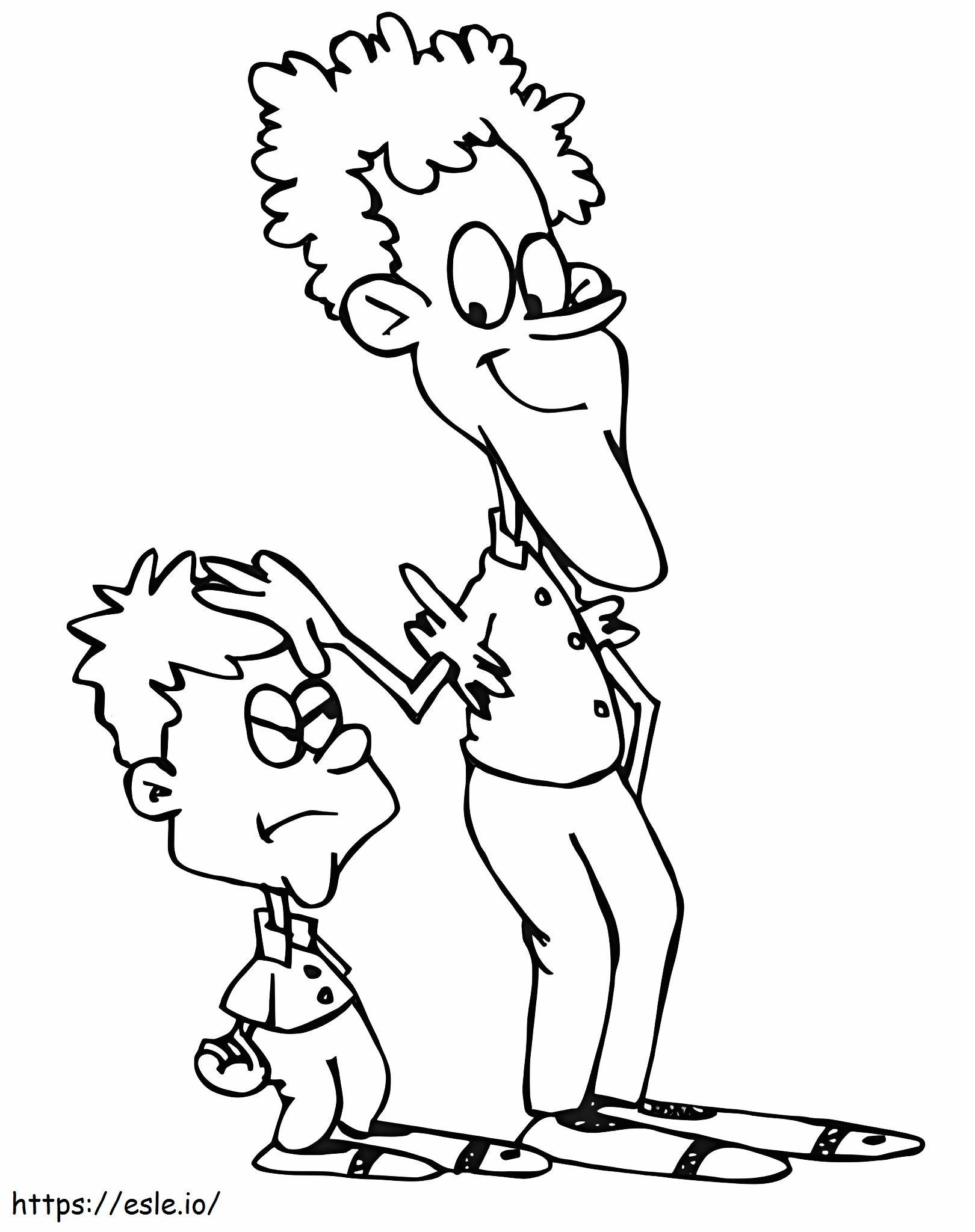 Father And Son Printables coloring page