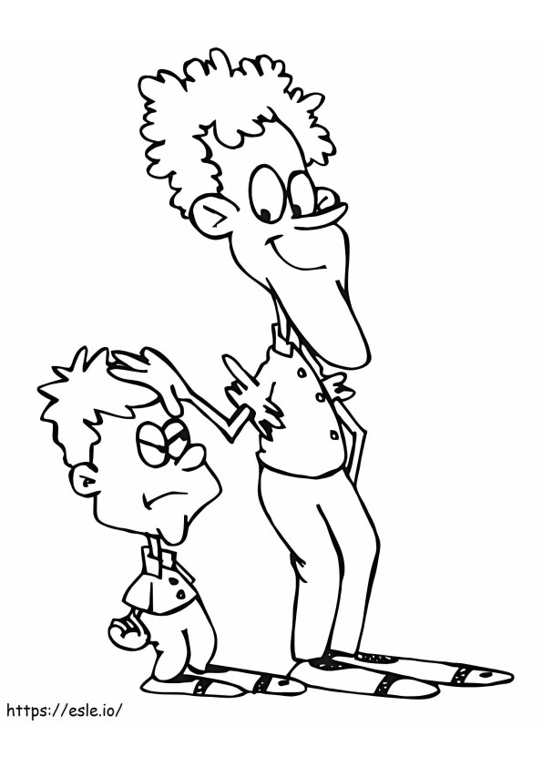 Father And Son Printables coloring page