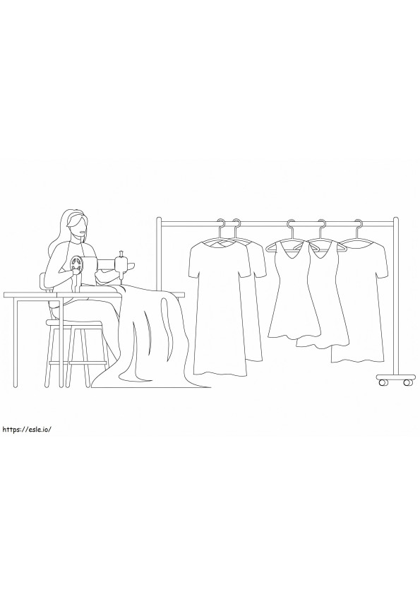 Tailor 6 coloring page