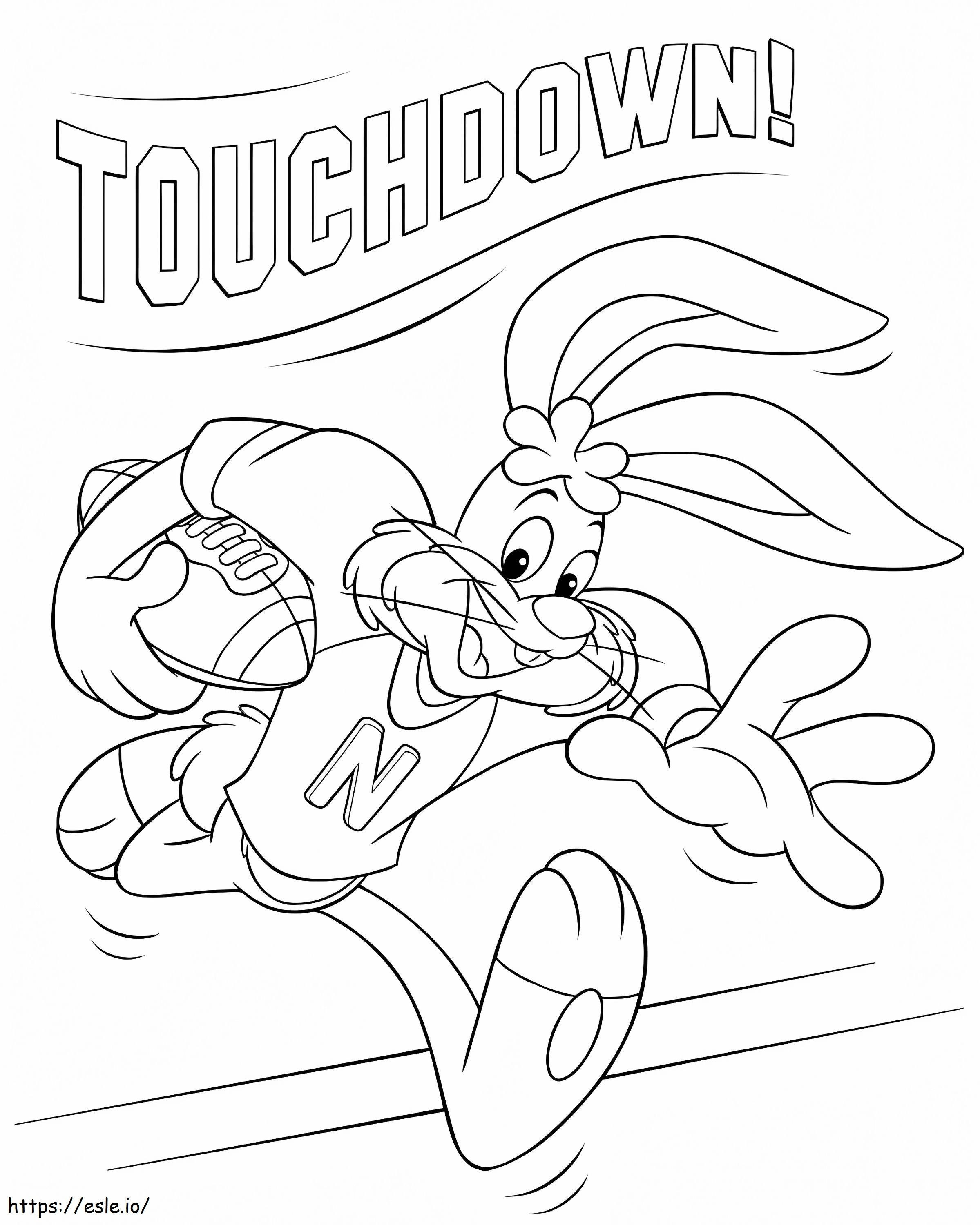 Nesquik Touchdown coloring page