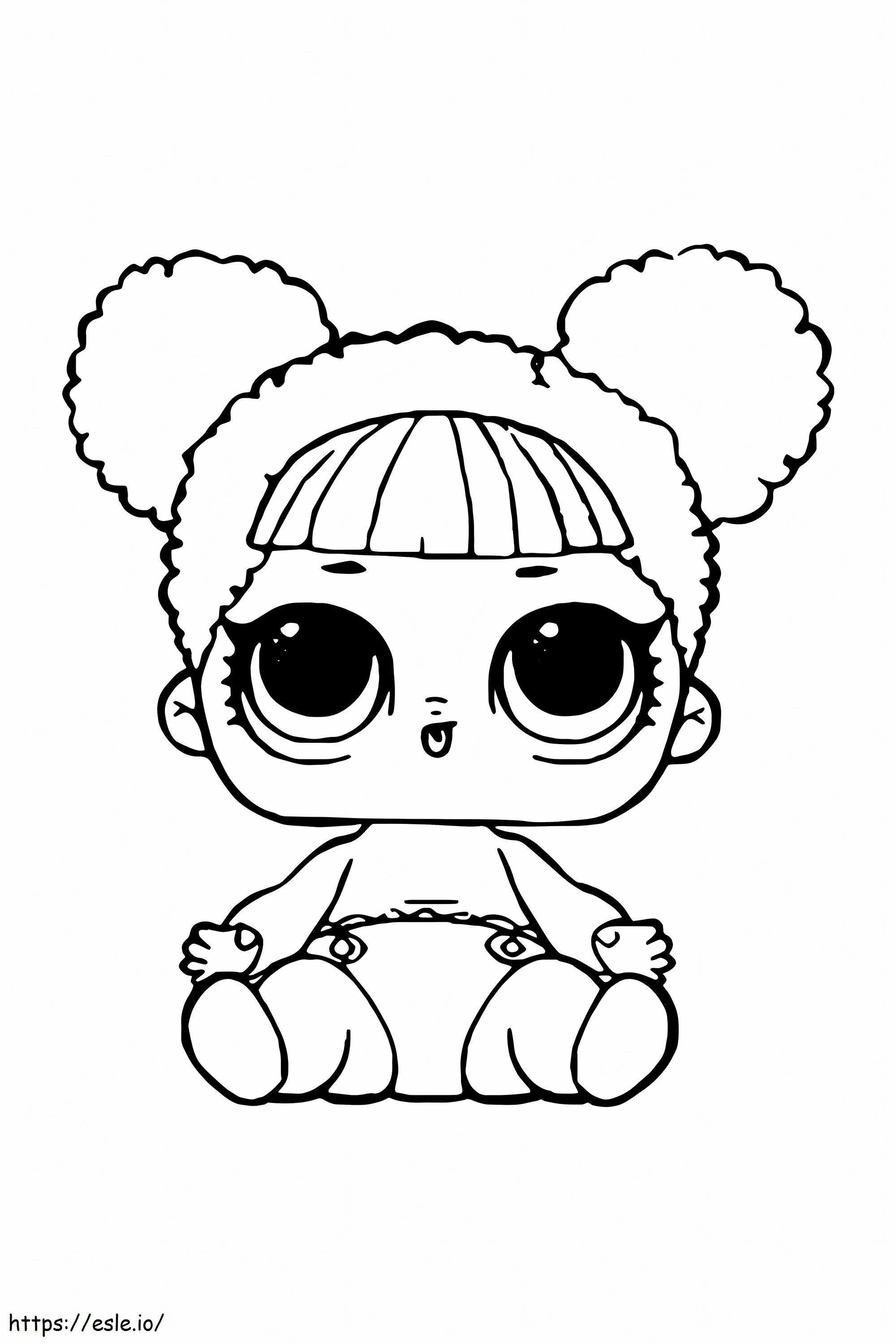 LOL Baby Queen Bee coloring page