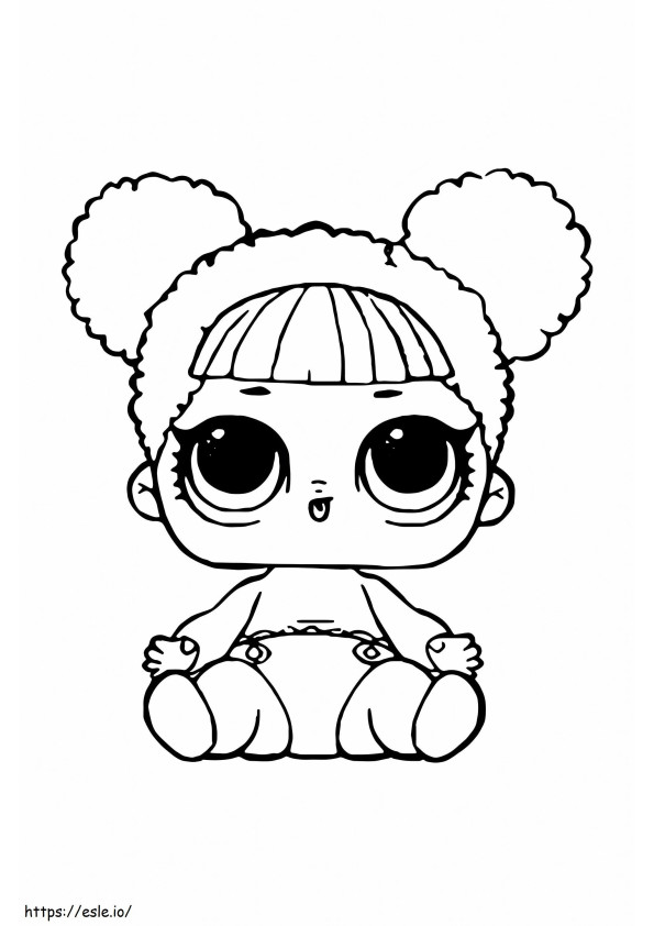 LOL Baby Queen Bee coloring page