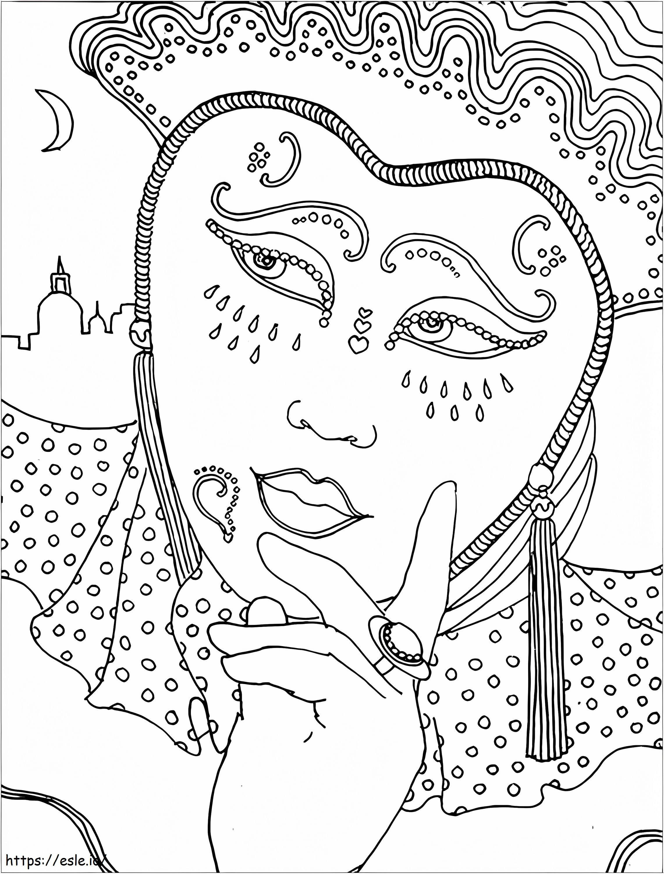Free Printable Carnival coloring page
