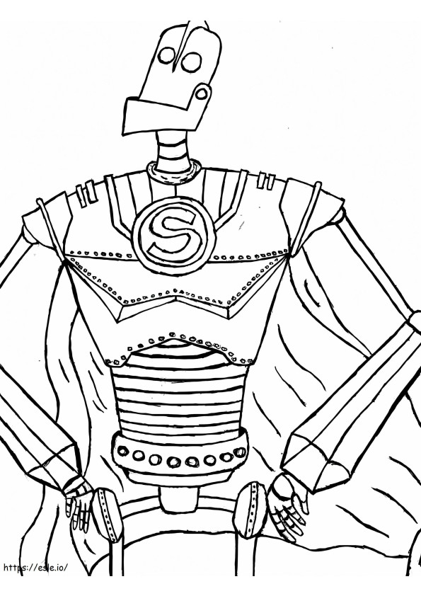 Iron Giant 7 coloring page