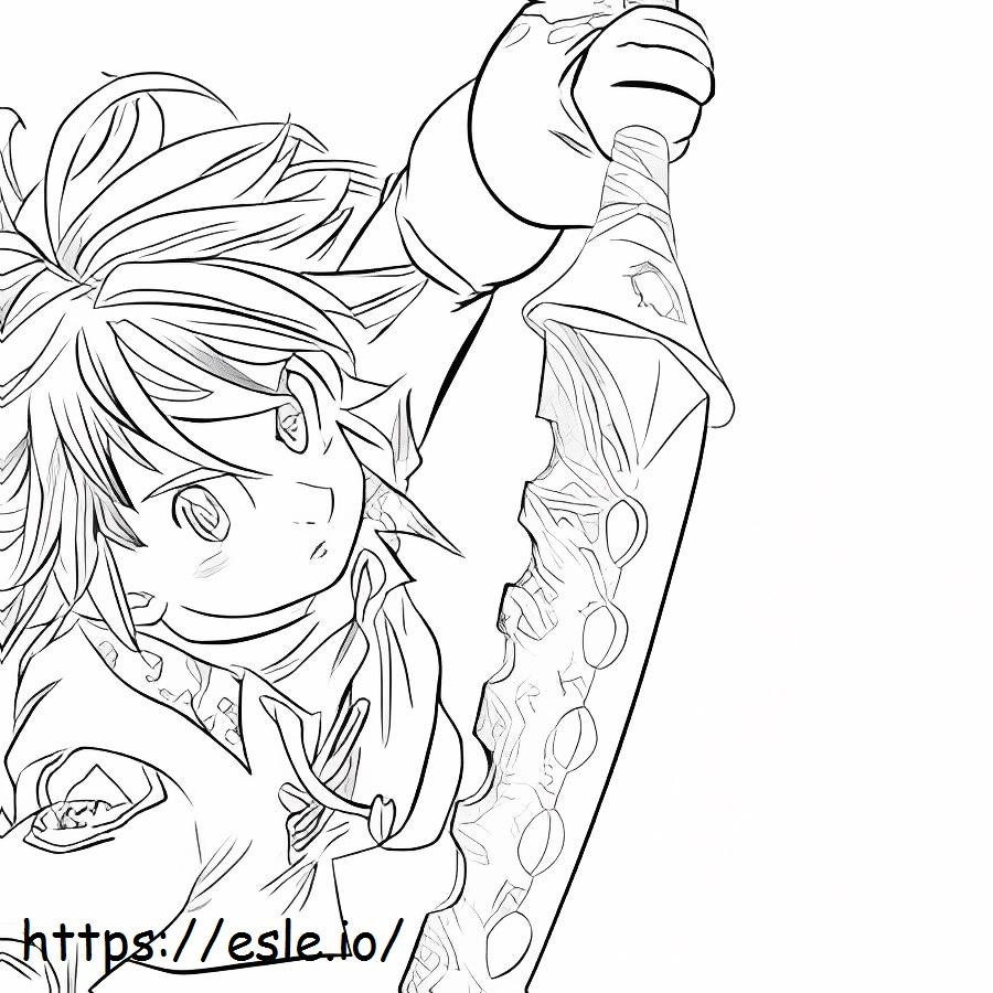 Leader Of The Seven Deadly Sins coloring page