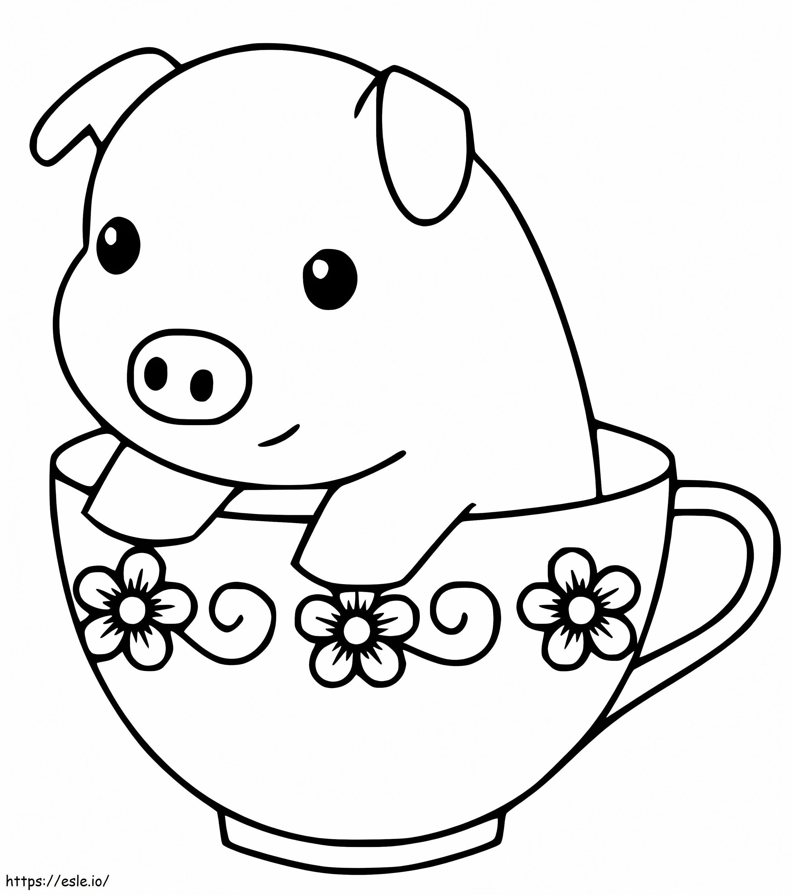Baby Pig 9 coloring page