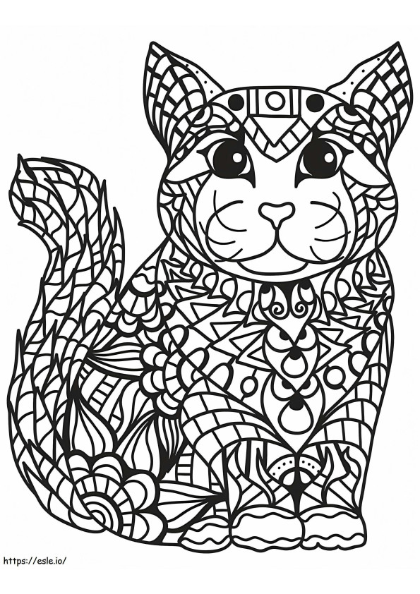 Chat Zentangle