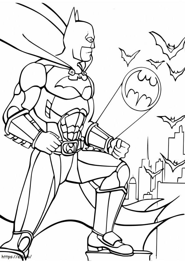 Batman Genial 5 731X1024 coloring page