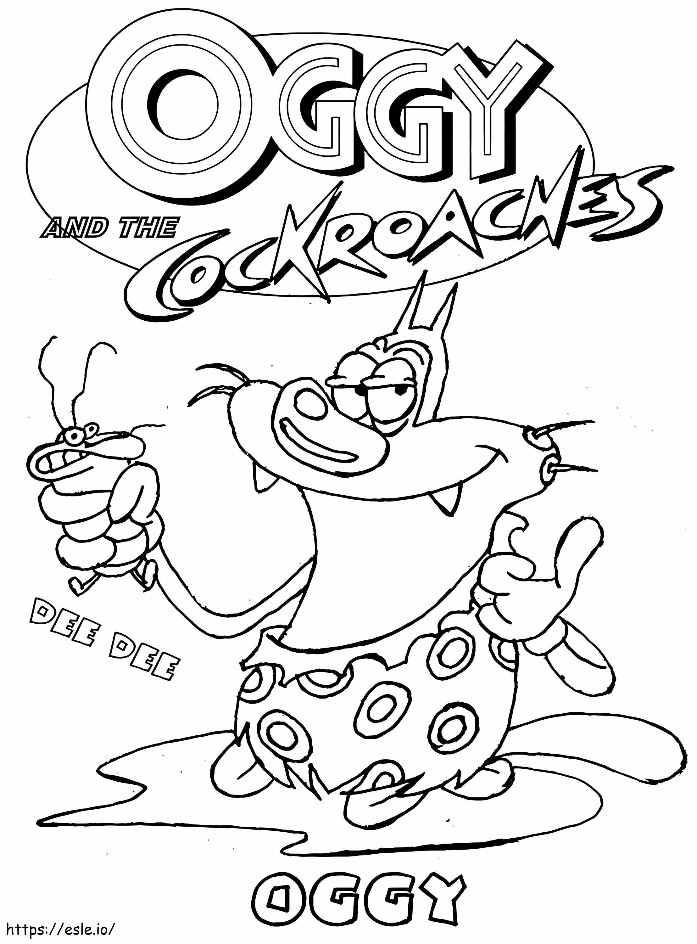 1594948010 3515 101835 Oggy Cockroaches5 coloring page