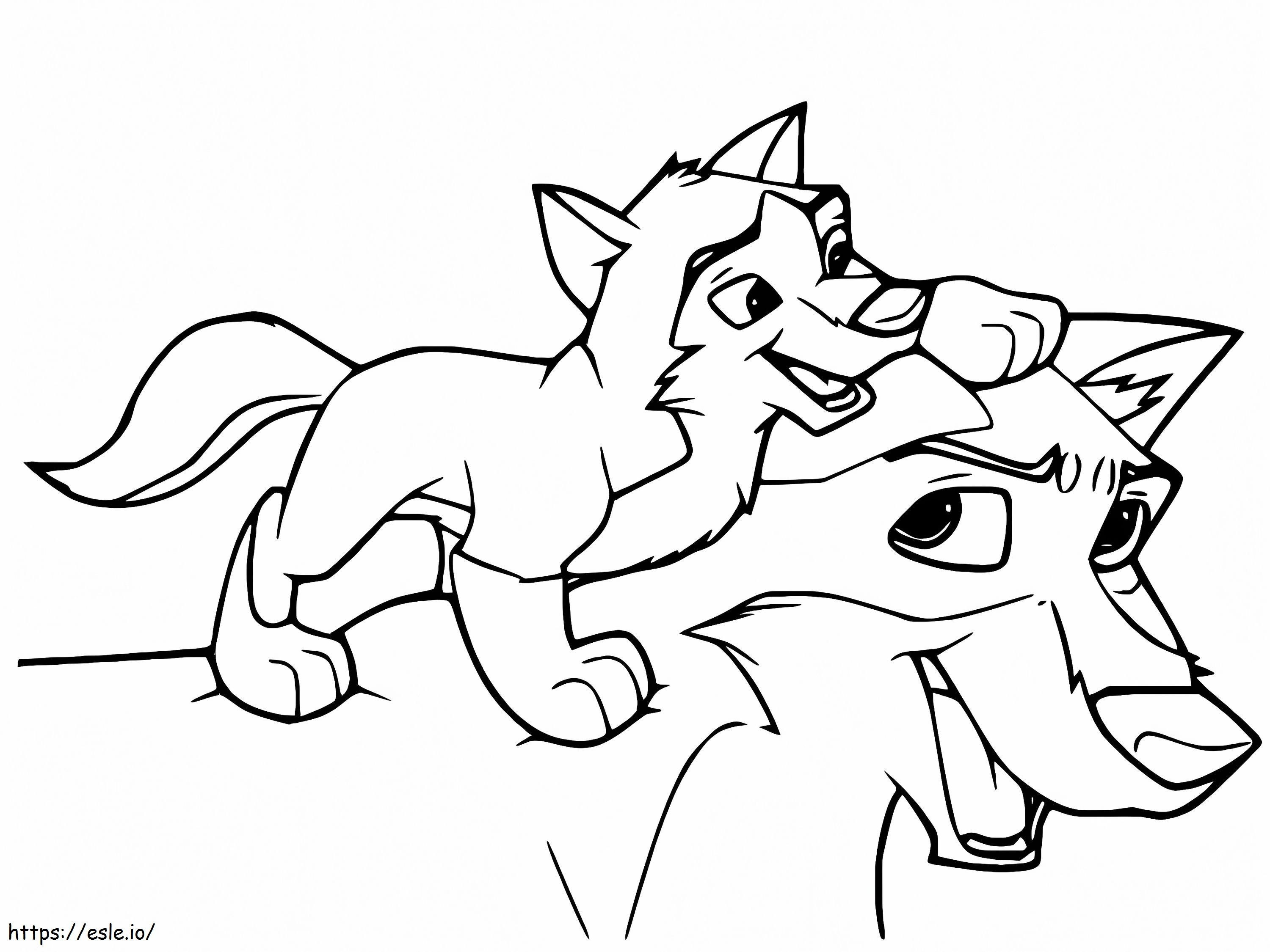 Balto And His Son coloring page