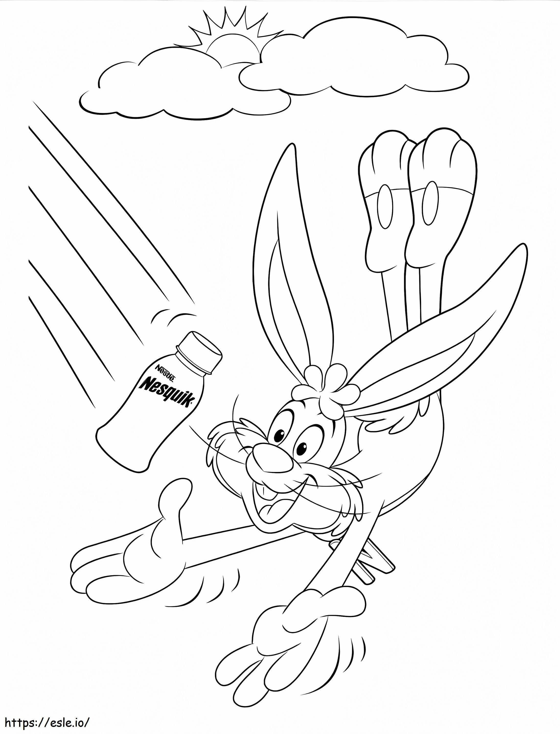 Printable Nesquik coloring page