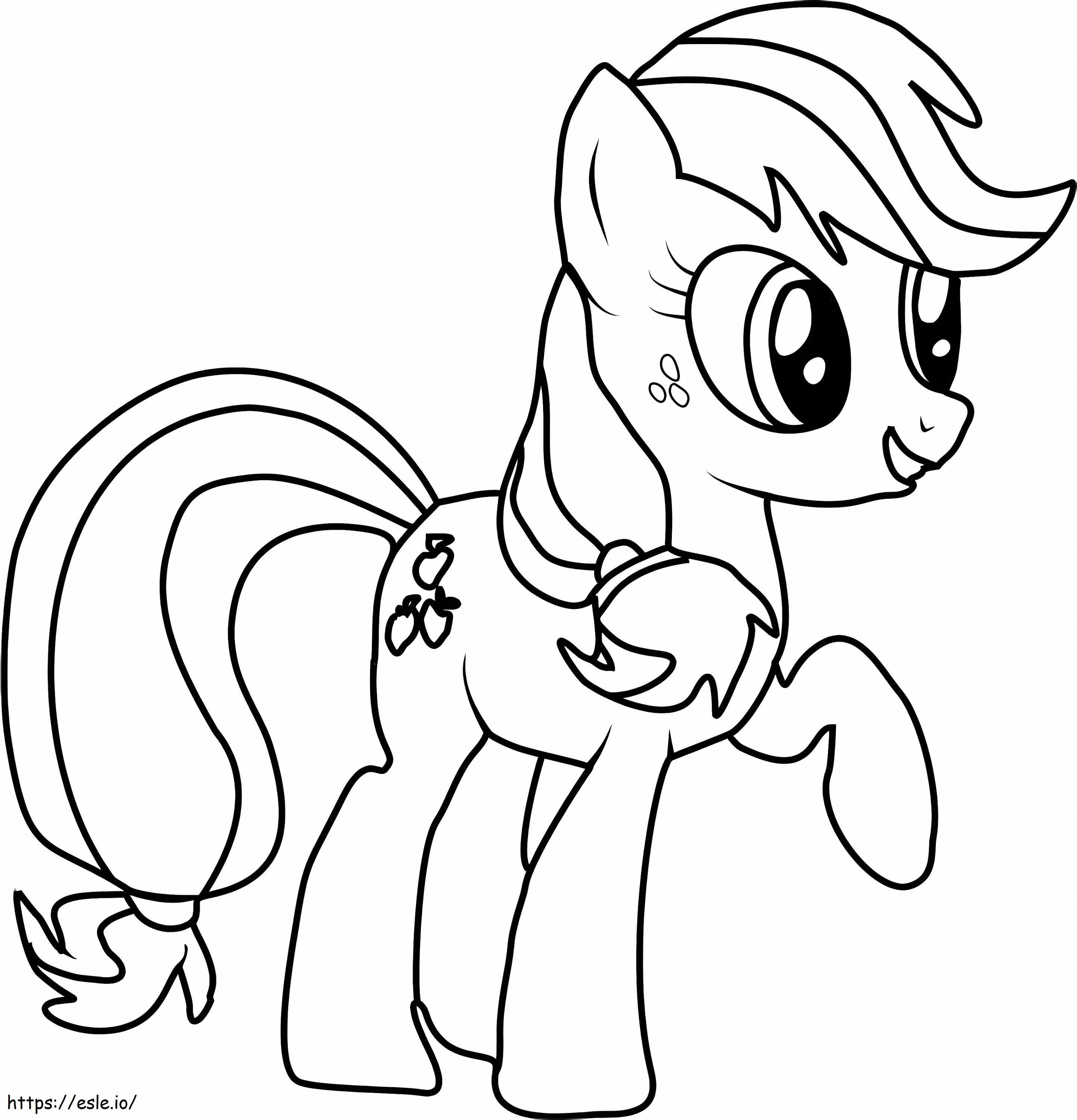 Applejack From MLP coloring page