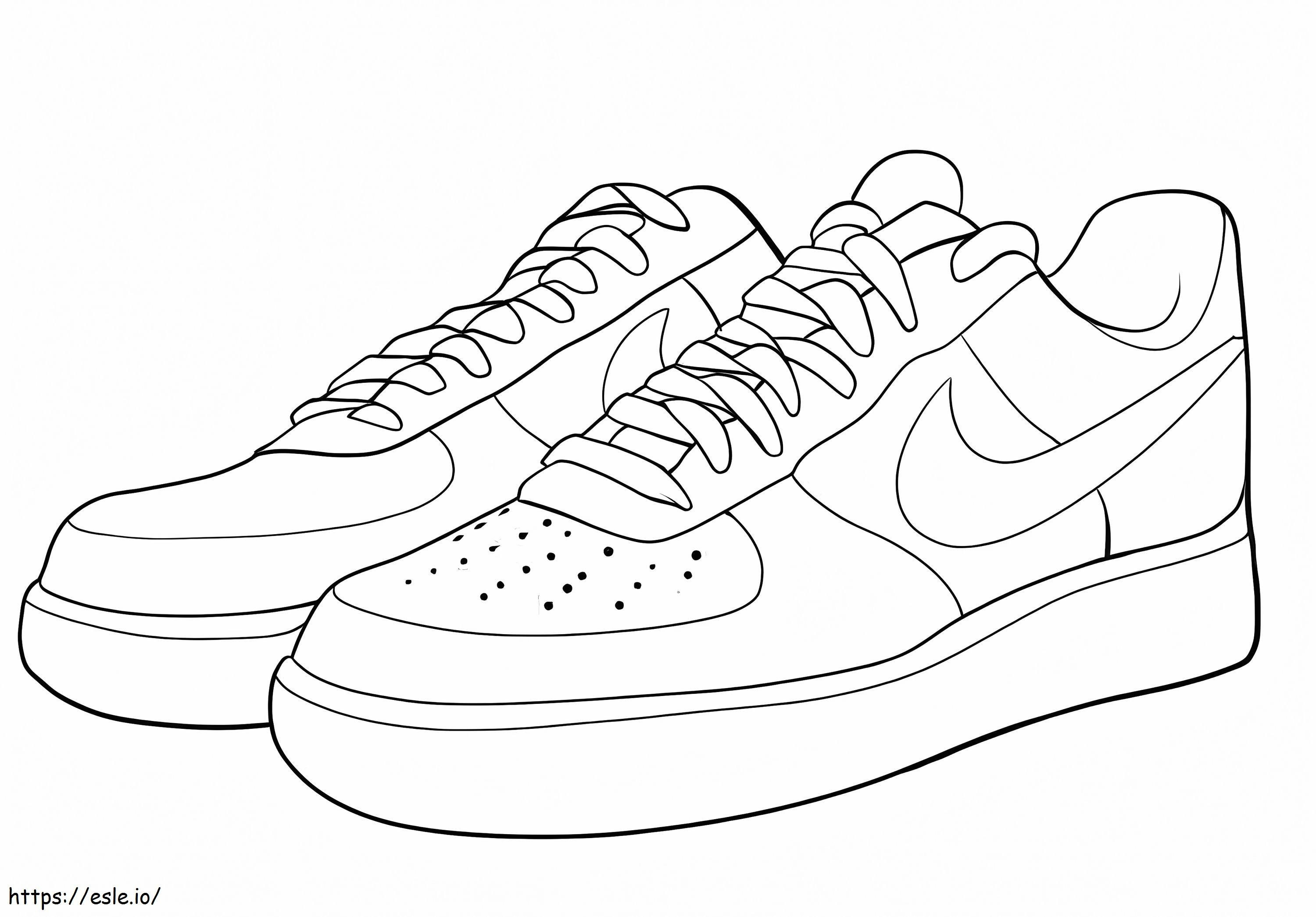 Air Force 1 Low coloring page