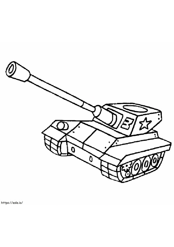 Kleiner Panzer ausmalbilder