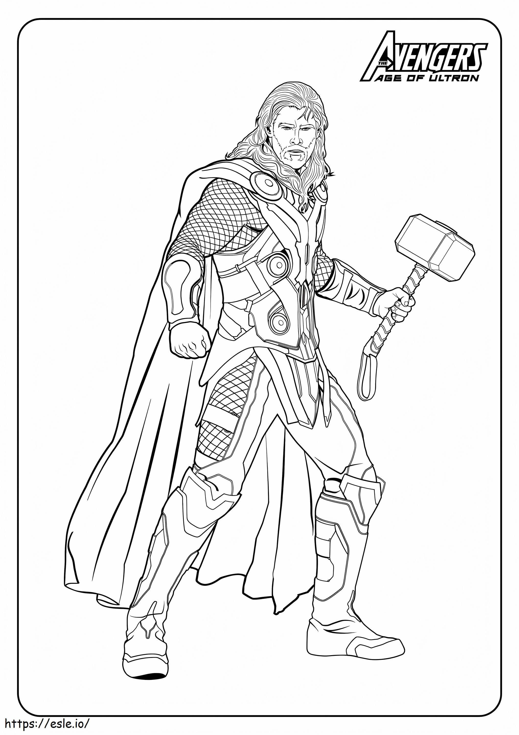 Zseniális Thor kifestő