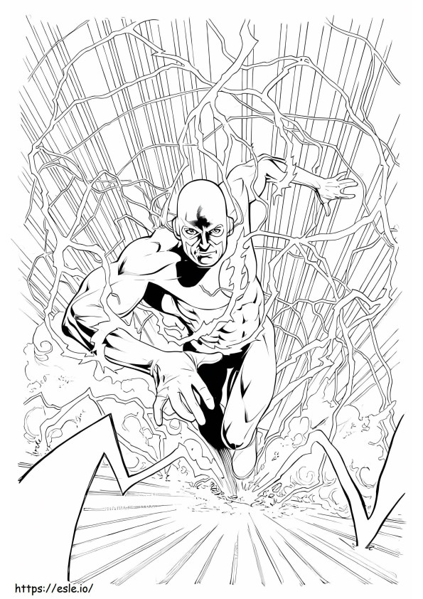 Amazing Flash coloring page