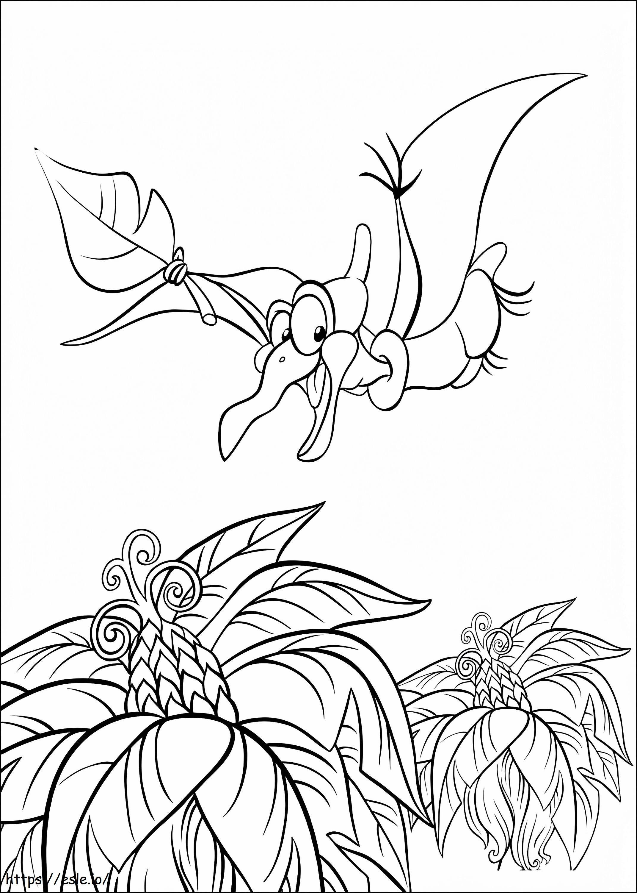 Petrie From The Land Before Time coloring page