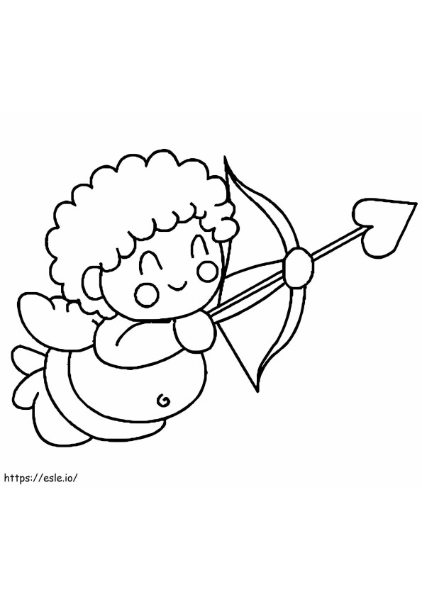 Good Cupid coloring page
