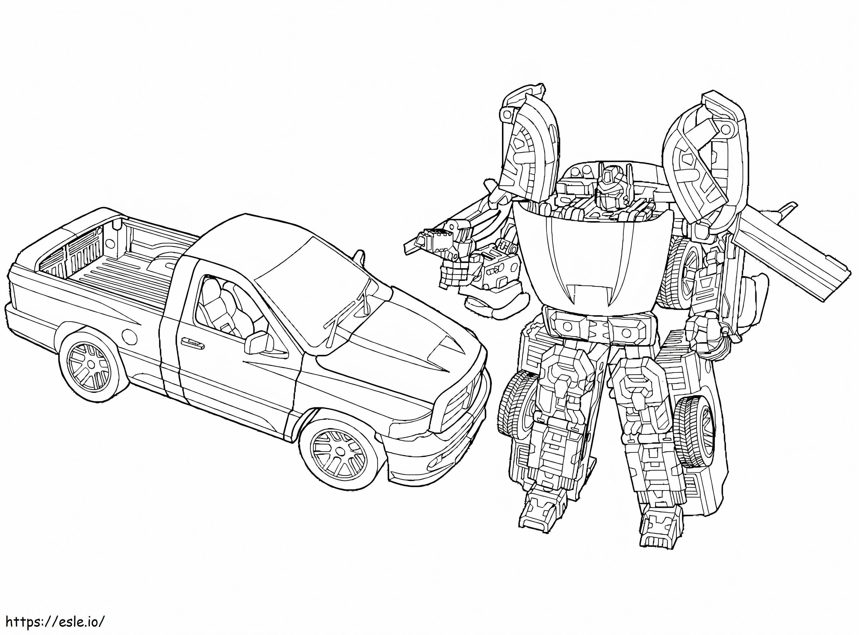 Transformers 1 coloring page