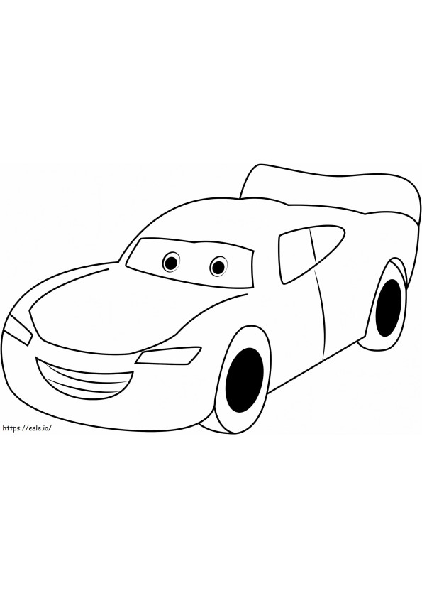 1532312614 Lightning Mcqueen Smiling A4 E1600337137669 coloring page