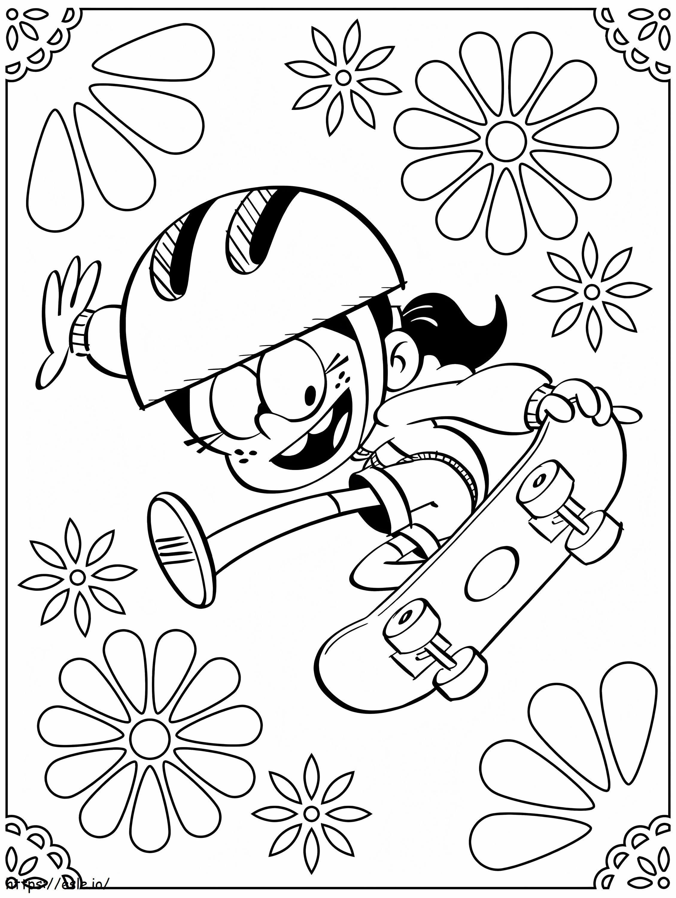 Ronnie Anne From The Casagrandes coloring page