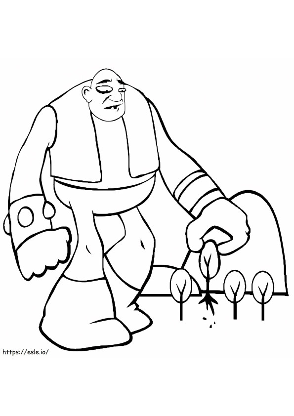 Giant Drawing coloring page