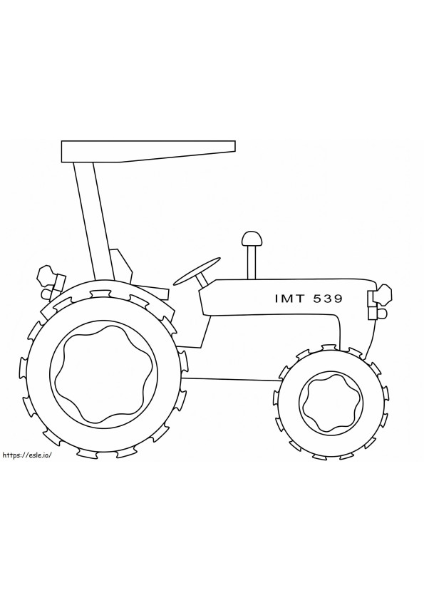 Single Tractor 1 1024X779 coloring page