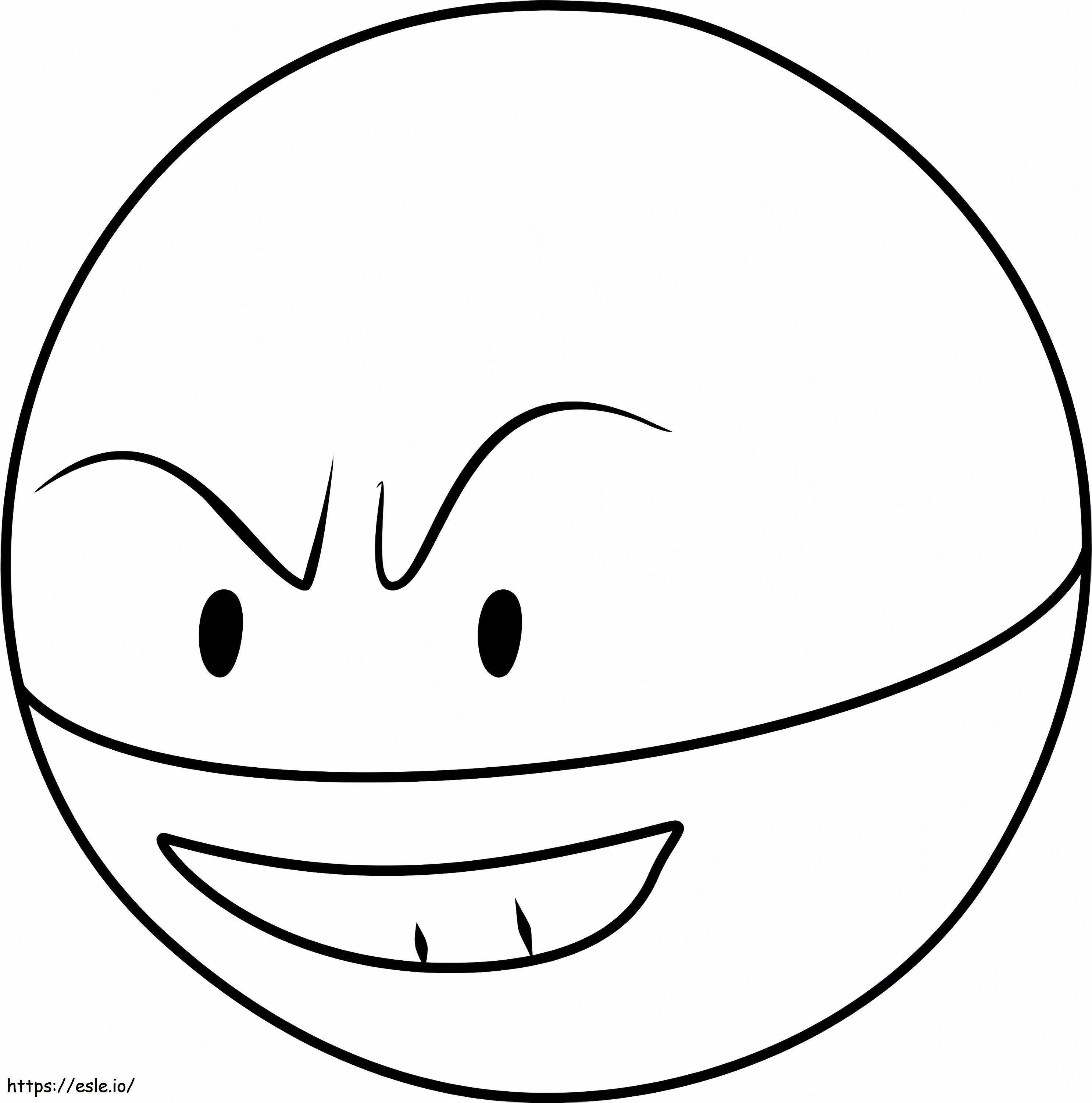 Electrode In Pokemon coloring page