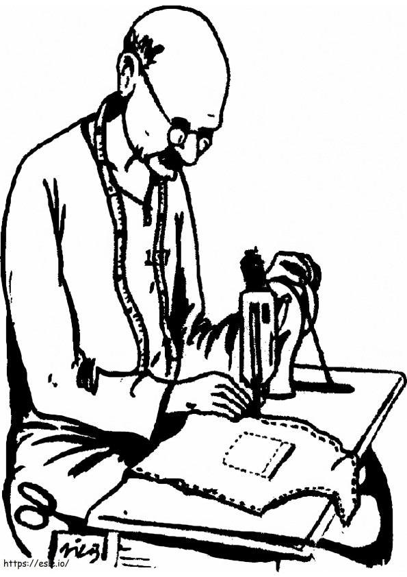 Tailor 2 coloring page