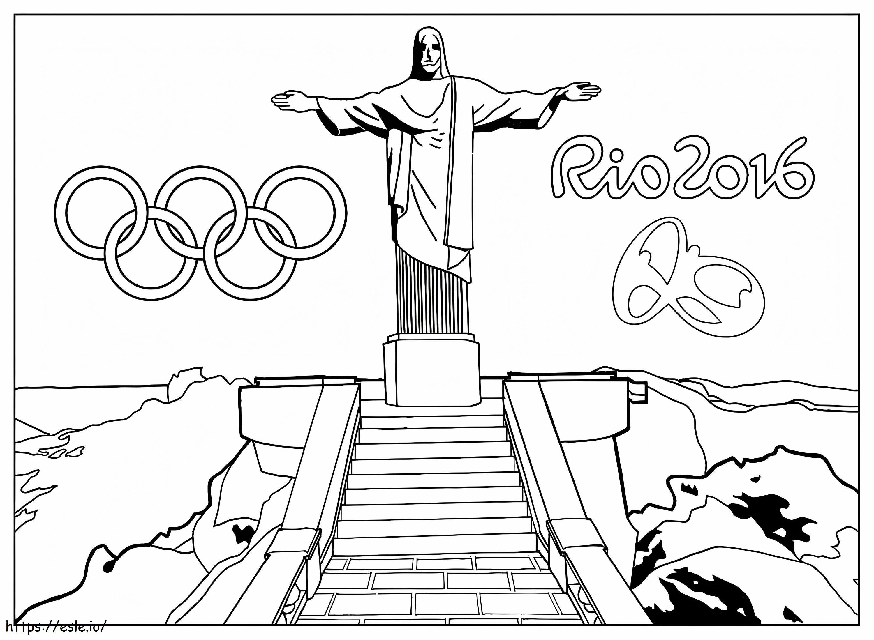 Rio 2016 kleurplaat kleurplaat