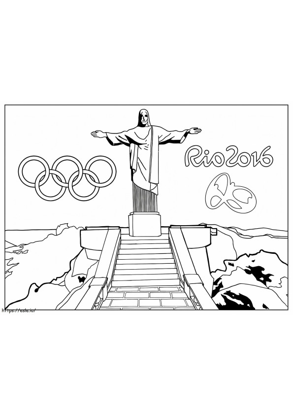 Rio 2016 coloring page
