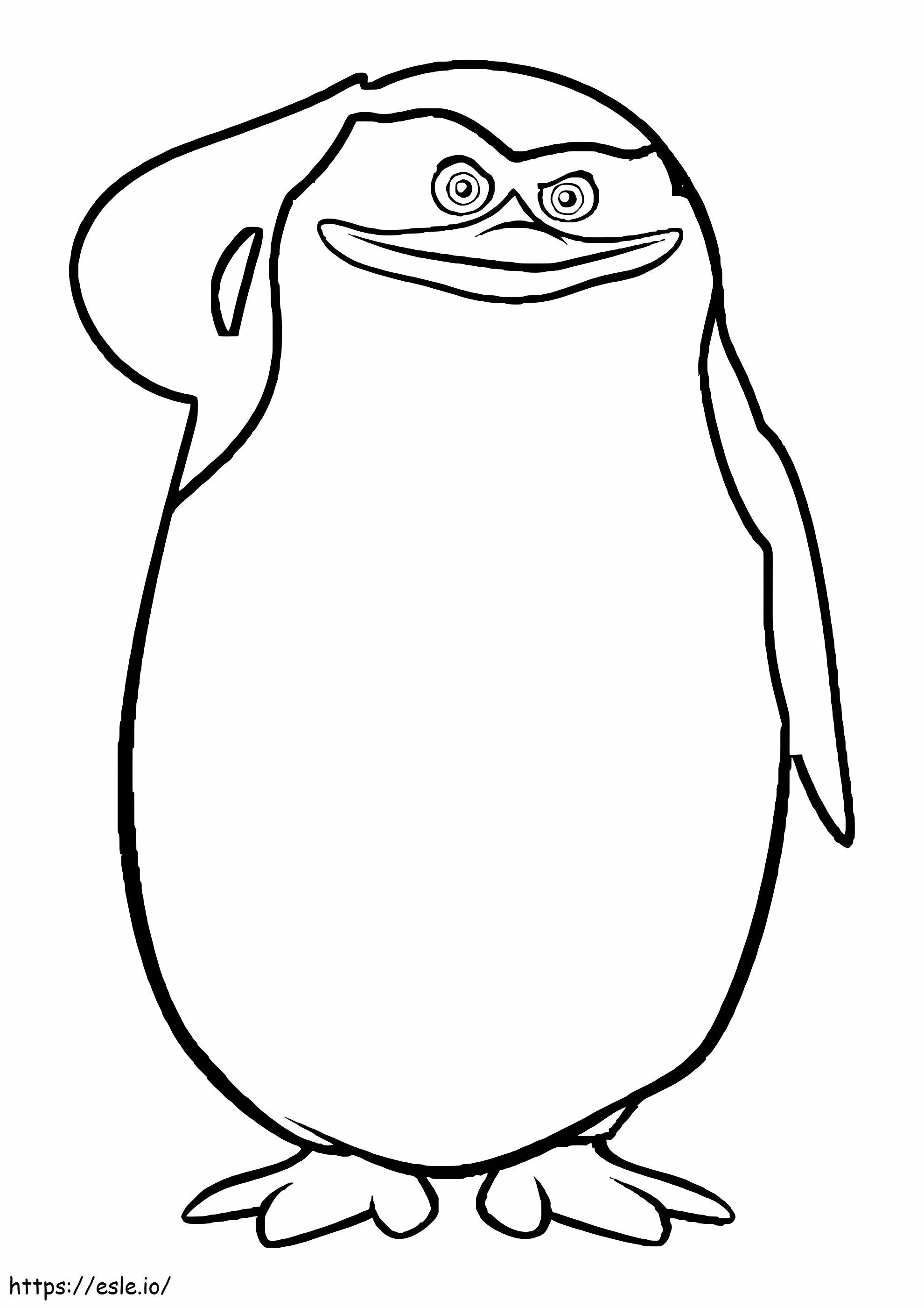 Penguin Private coloring page