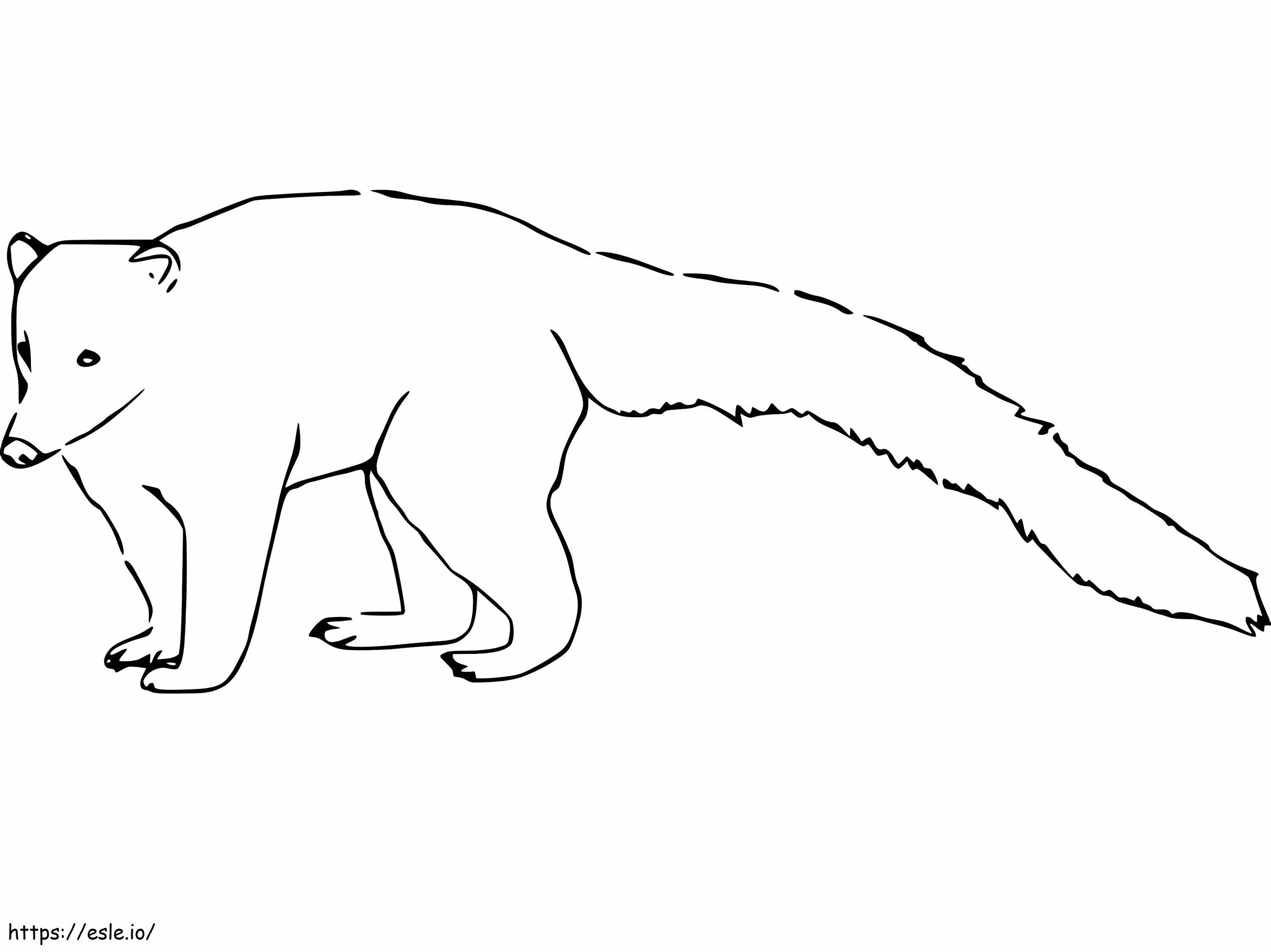 Simple Coat coloring page