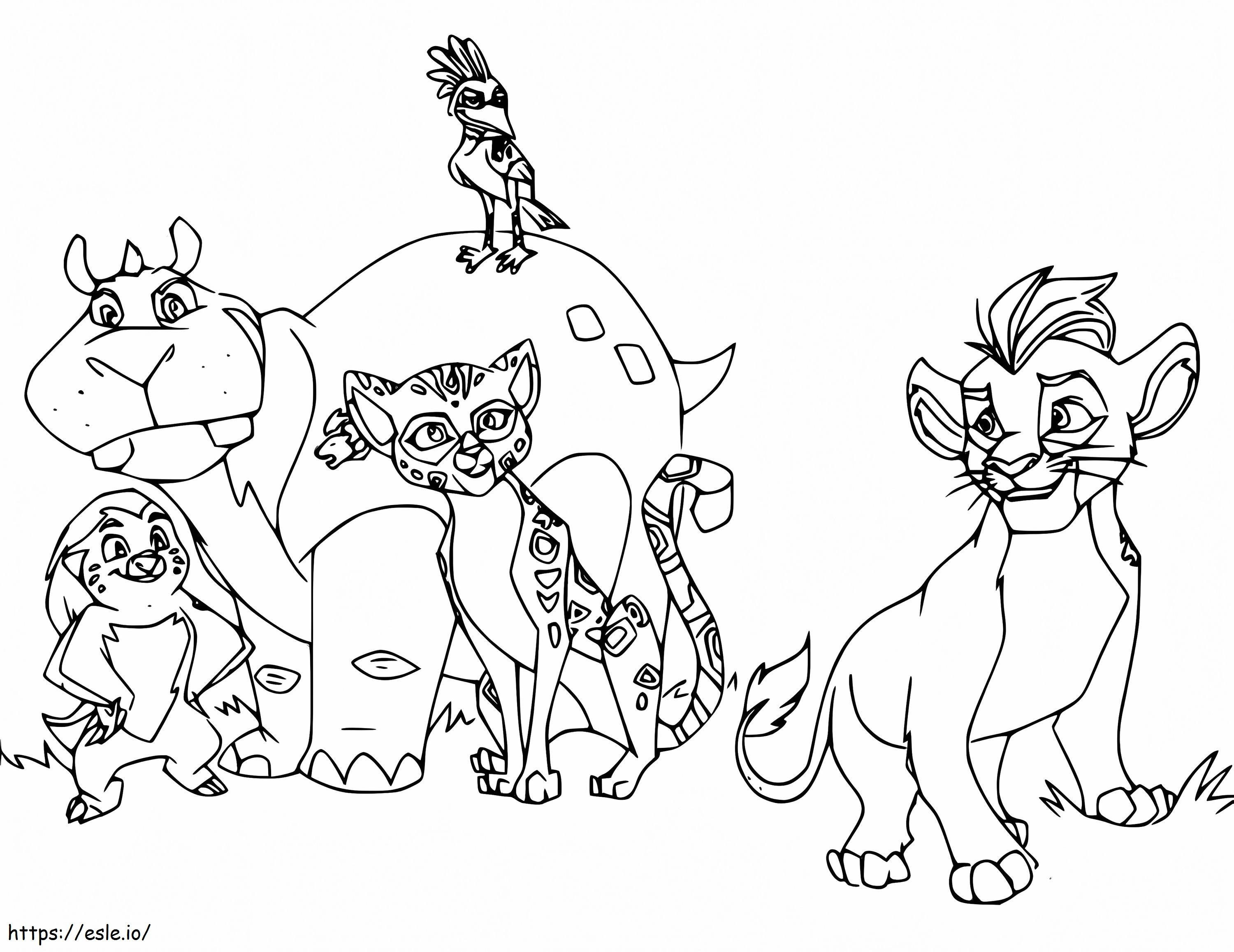 Print The Lion Guard coloring page