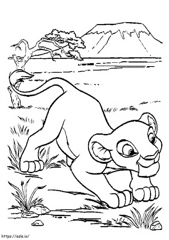 Löwe 5 ausmalbilder