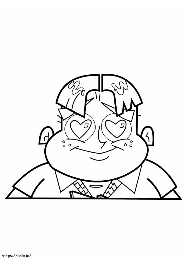 Bling Bling Boy From Johnny Test coloring page