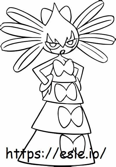 Gothitelle coloring page