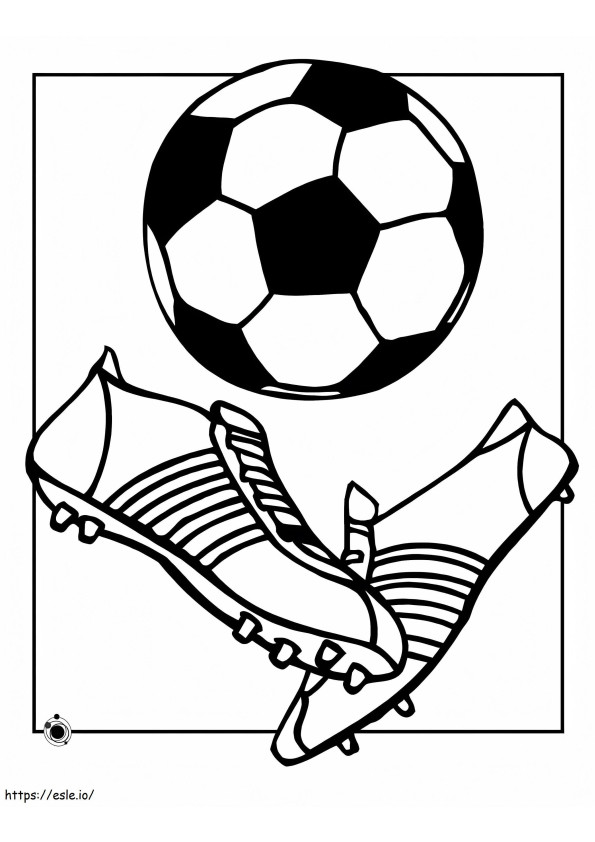 Coloriage Football imprimable à imprimer dessin