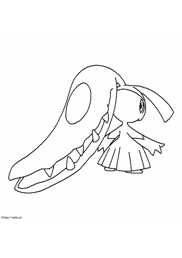 Mawile Pokemon coloring page