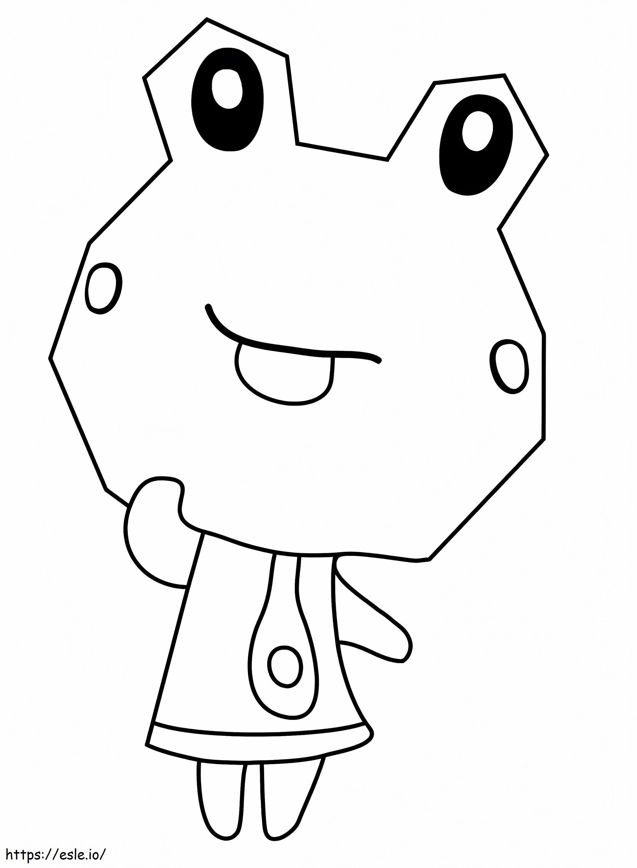 Sunny From Animal Crossing coloring page