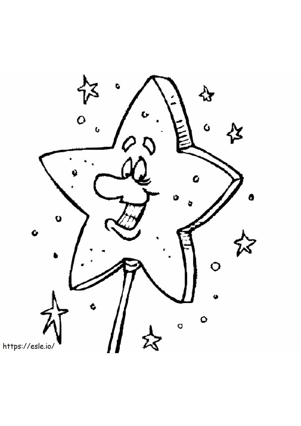 Fun With Magic Wand coloring page