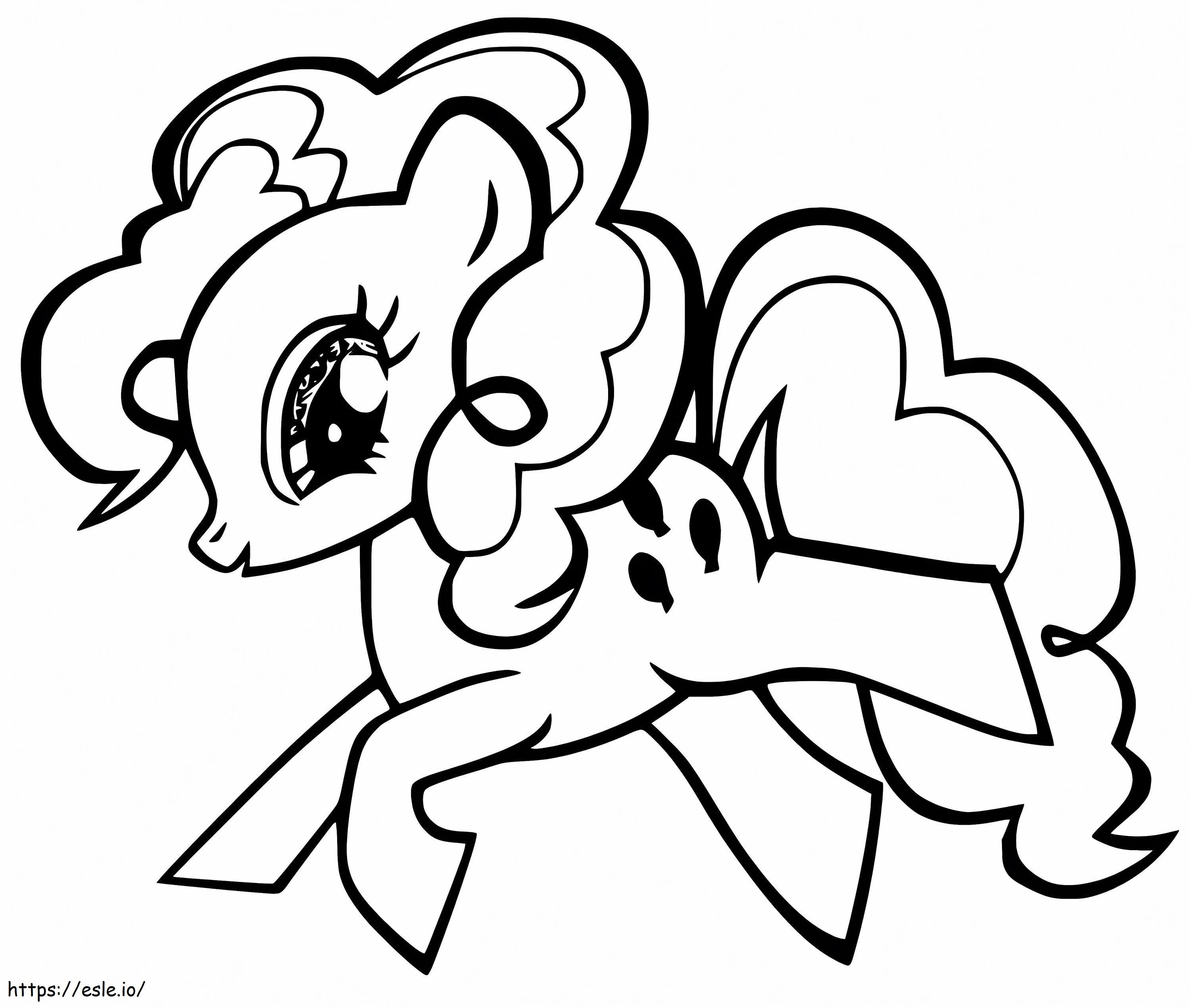 Pinkie Pie Running coloring page