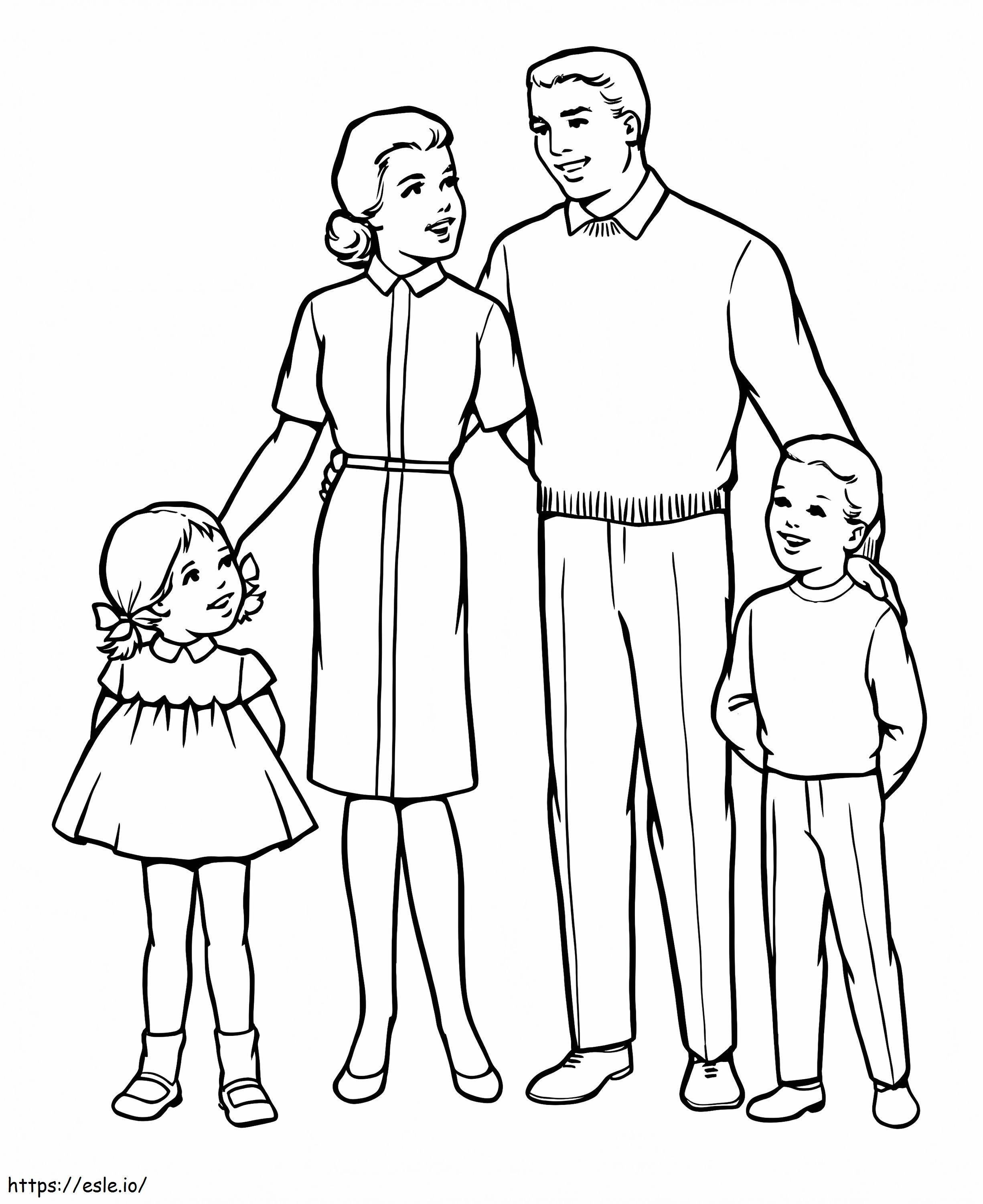 Family 2 coloring page